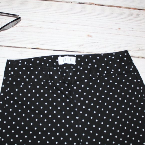 Elle Polka Dot Skinny Ankle Pants - Picture 3 of 13